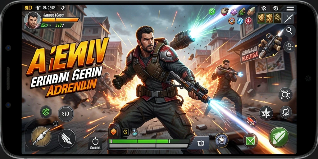 Tampilan aksi seru dalam game 8ID dengan grafis menakjubkan.