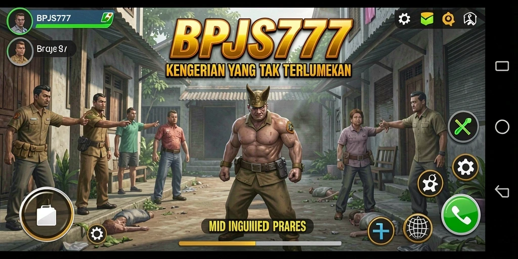 Gameplay menegangkan BPJS777 dengan suasana horor yang mencekam.
