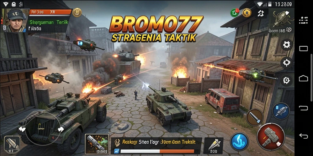 Tampilan gameplay menarik dari BROMO77 dengan aksi strategi yang mendebarkan.