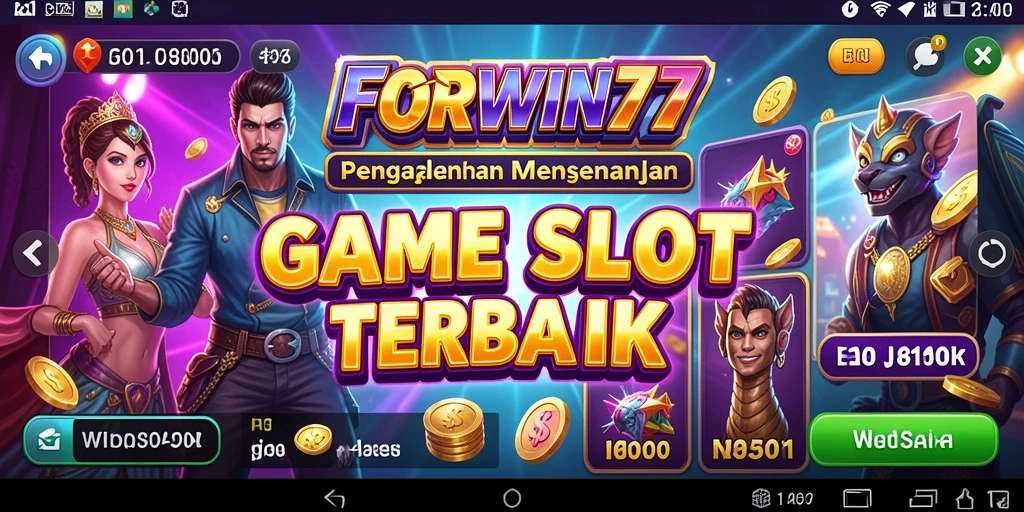 Screenshot gameplay FORWIN77 menampilkan keseruan slot yang menegangkan.