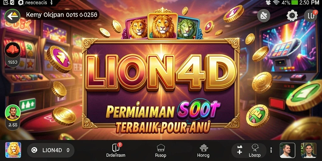 Tampilan gameplay Slot di LION4D yang menawan.