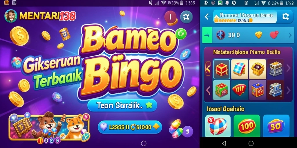 Gameplay seru dan interaktif MENTARI138 dengan tema Bingo.