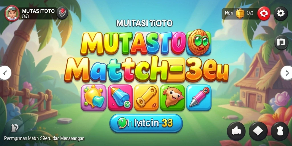 Tangkapan layar gameplay MUTASITOTO yang penuh warna dan menyenangkan.