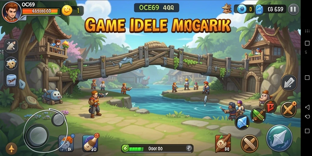 Tampilan gameplay OCE69 yang menyenangkan dan menghibur.
