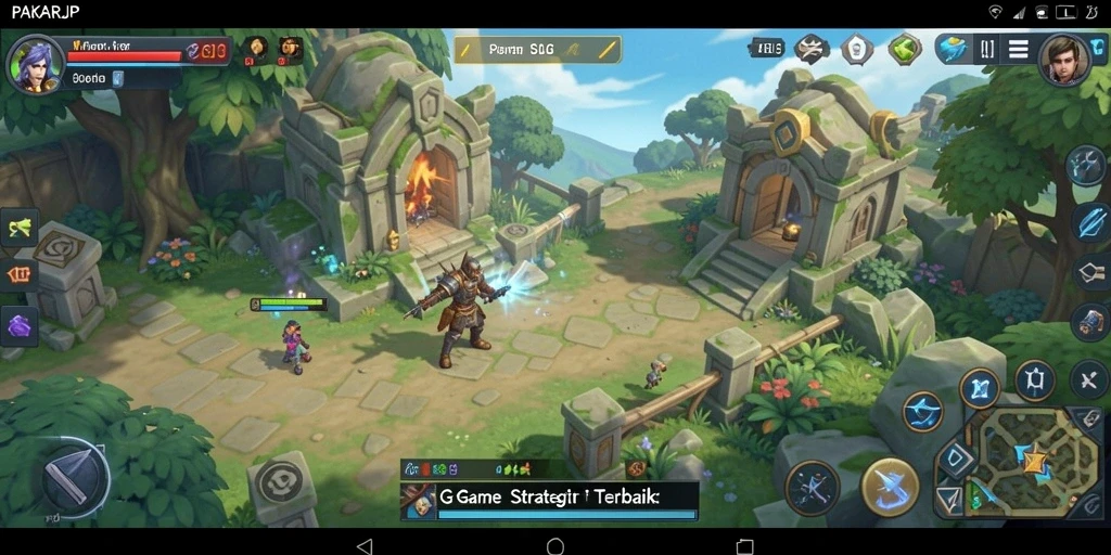 Tampilan gameplay seru dari PAKARJP dalam aksi pertempuran strategis.