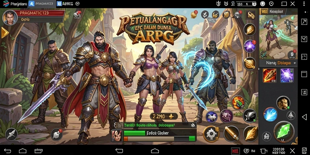 Gameplay seru dan mendalam di PRAGMATIC123 ARPG.