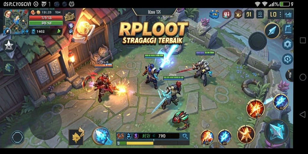 Tampilan gameplay RPLOOT yang intens dan strategis.
