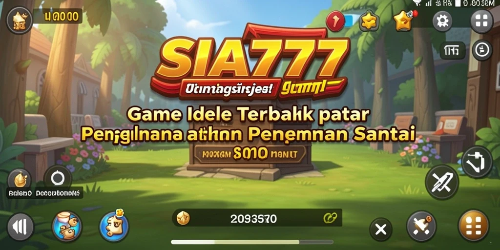 Screenshot gameplay SIA777 menunjukkan kemajuan menarik dalam game Idle.