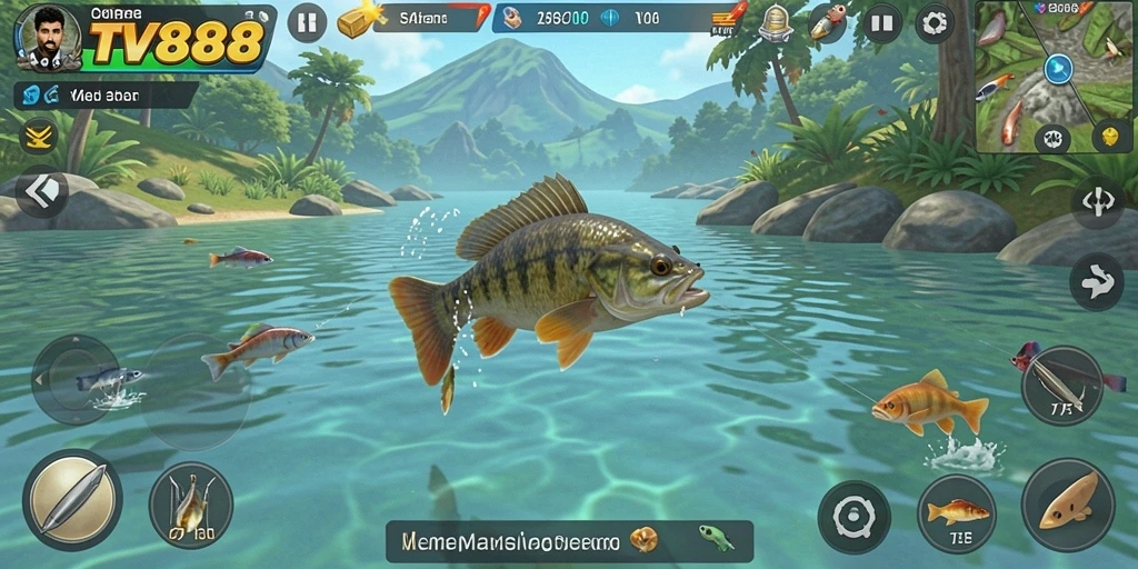 Tangkapan besar dalam permainan memancing TV888 yang menegangkan.