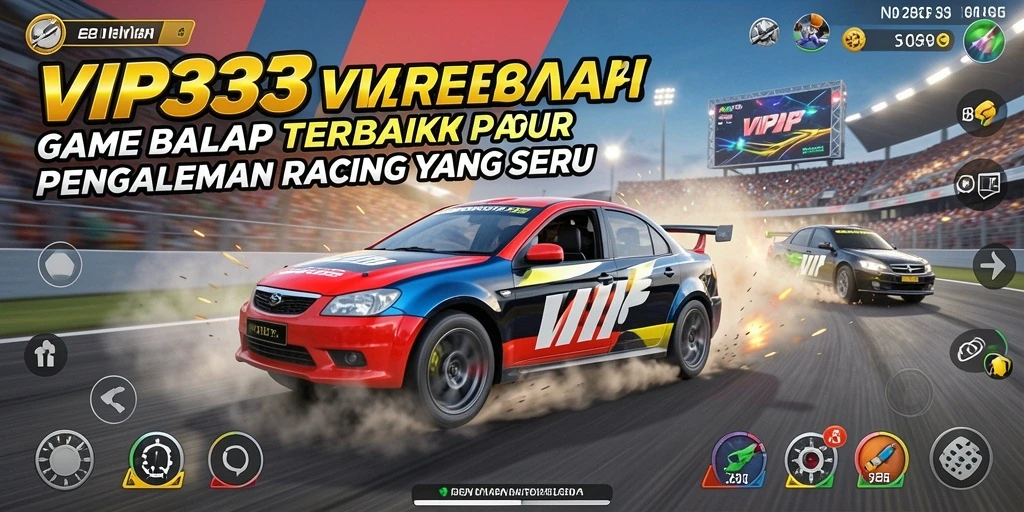 Tampilan gameplay Racing yang mendebarkan di VIP333.
